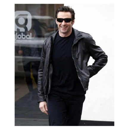 Hugh Jackman Chappie Leather Jacket