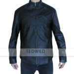 Batman Begins Christian Bale Real Leather Jacket