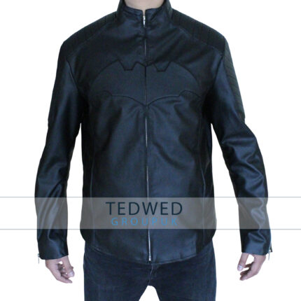 Batman Begins Christian Bale Real Leather Jacket
