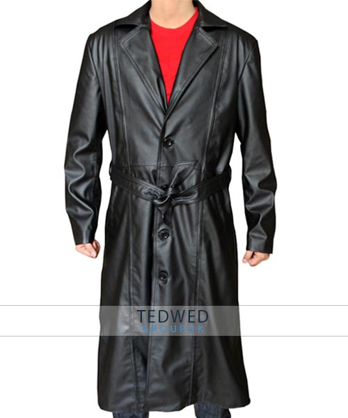 Wesley Snipes Blade Leather Trench Coat - TedWed