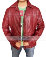 Brad Pitt Fight Club Leather Jacket