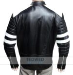 Brad Pitt Fight Club Motorcycle Leather Jacket