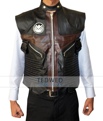 Jeremy Renner Hawkeye Leather Vest
