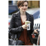 Lily Collins Vanity Fair Oscars Party Jacket
