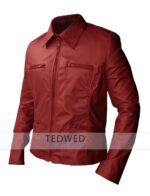 Once Upon a Time Emma Swan Red Leather lacket