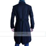 Sherlock Holmes Black Wool Cape Coat - Image 2