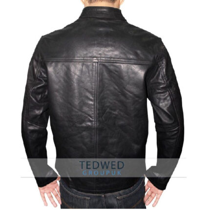 Gregory House M.D Black Leather Jacket