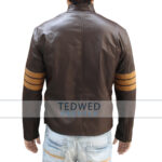 Hugh Jackman X Men Wolverine Leather Jacket - Image 2