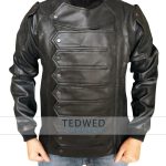 Captain America Silver Armour_Bucky_Barnes Vest Jacket