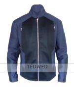 Captain America Steve Rogers Blue Cotton Jacket