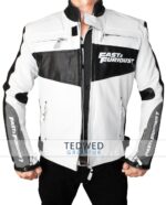 Fast And Furious 7 Premiere_Vin_Diesel Black and White Jacket
