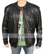 Oblow Zac Efron 17 Again Leather Jacket