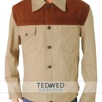 Rick Grimes Season 3 The Walking Dead Denim Fabric Jacket