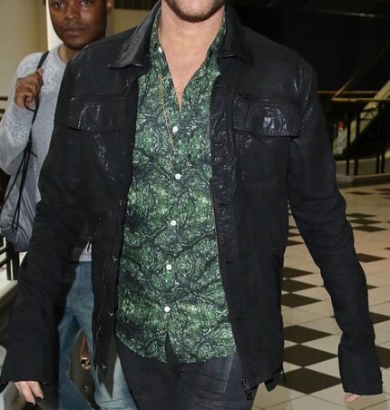 The Big Break fast London Adam Lambert Black Jacket
