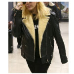 Ellie Goulding Shearling Paris Jacket