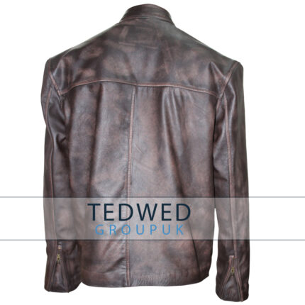 Tom Cruise Distressed Leather Jacket
