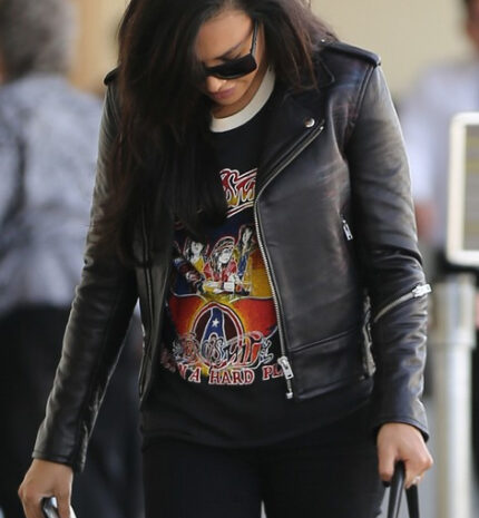 Naya Rivera leather Jacket