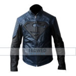 Superman Smallville Blue and Black Jacket