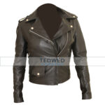 Violet Krysten Ritter Leather Jacket