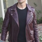 Joe Jonas Maroon Jacket