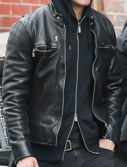 Justin Theroux leather Jacket