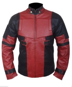 Red Black Deadpool Jacket