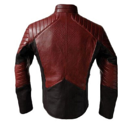 Superman Maroon and Black Jacket