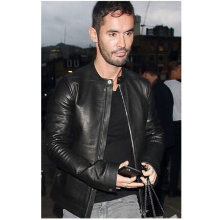 Jean Bernard Black Leather Jacket