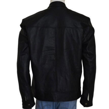 Jack Reacher Never Go Back Film Tom Cruise Black Leather Jacket