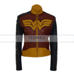 Wonder Woman Diana Prince Costume Leather Jacket