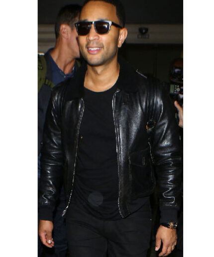 John Legend leather Jacket