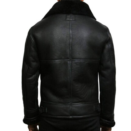 Aviator Flying Sheepskin WW2 Aviator Shearling Jacket