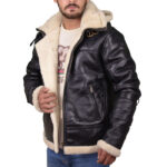Aviator Shearling B3 Bomber Leather Jacket