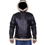 Aviator Shearling Black B3 Bomber Leather Jacket