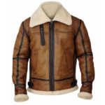 B3 Bomber Airforce Leather Shearling Jacket