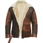 B3 Bomber Aviator Shearling Men Bomber Sheepskin Jacket