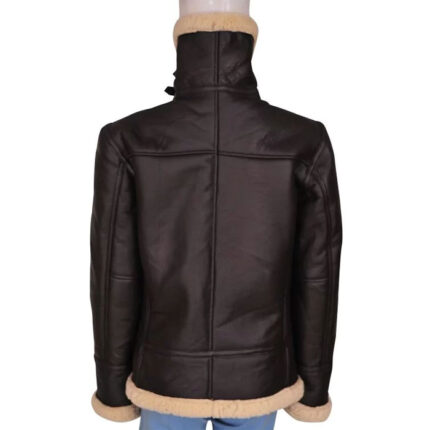 B3 Women Shearling Bomber Aviator Jacket