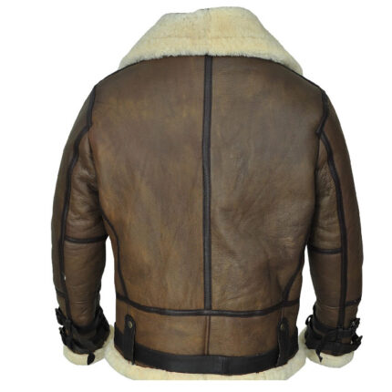 Brown B3 Aviator Shearling Jacket