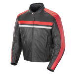 Old School 2.0 Black & Red Leather Jacket