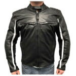 Redline White Striped Goat Skin Leather Jacket