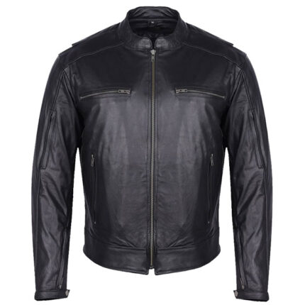 Scooter Black Leather Jacket