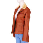 Tan Brown Leather Jacket