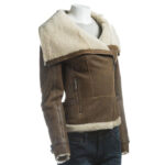Women Oversized Fur Collar Jacket