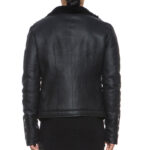Women Sheepskin Oversized Collar Jacket
