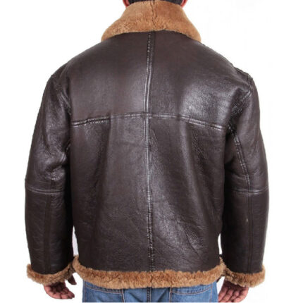 ww2 Ginger Bomber Flying Shearling Jacket