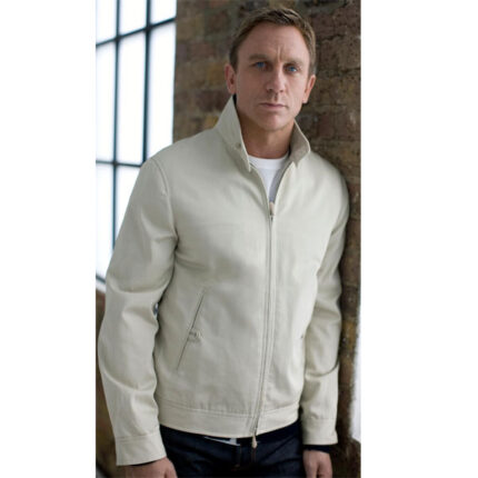 The Tom Ford Harrington Daniel Craig Jacket in Cream