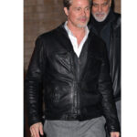 Wolves Black Leather Jacket