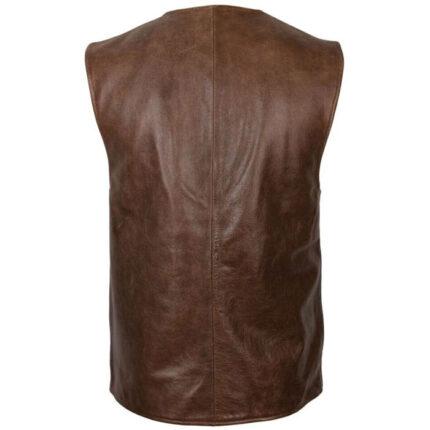 British WW1 2 UK Army Reenactor Leather Coat