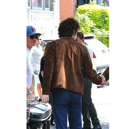 A Complete Unknown Brown Suede Jacket