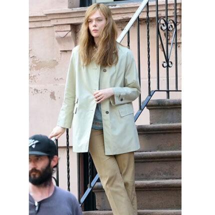 A Complete Unknown Elle Fanning Cotton Jacket
